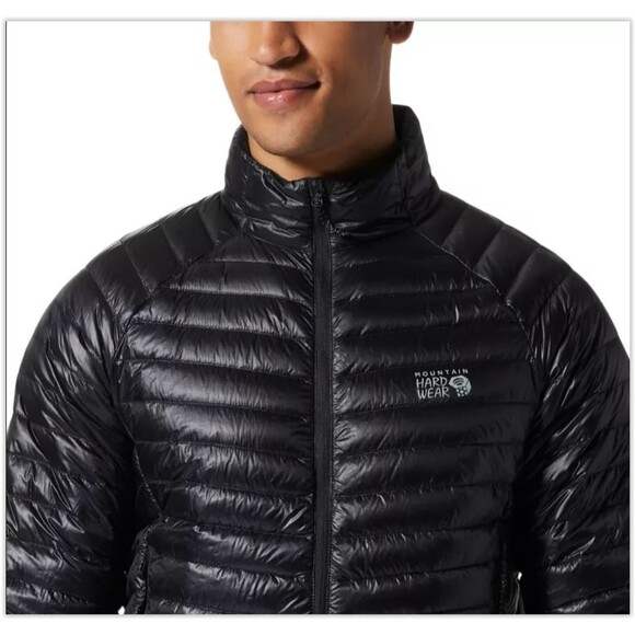 NWT Mountain Hardwear Ghost Whisperer 2 Packable Ultralight Down Jacket Black XL - Picture 2 of 9